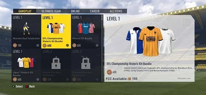 FIFA 18 Classic Kits Unlock